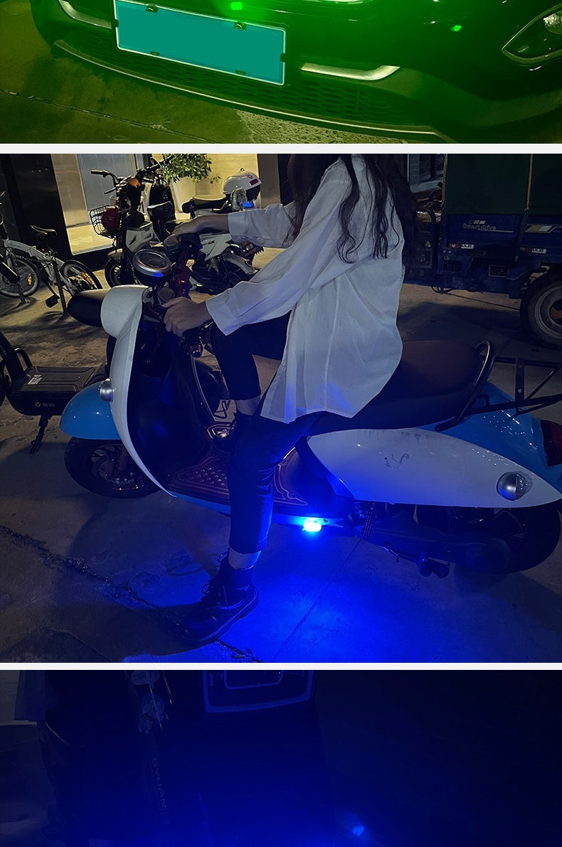 Waterproof Remote Control Motorcycle Flashing Lights UAV Outdoor Lighting Lamp