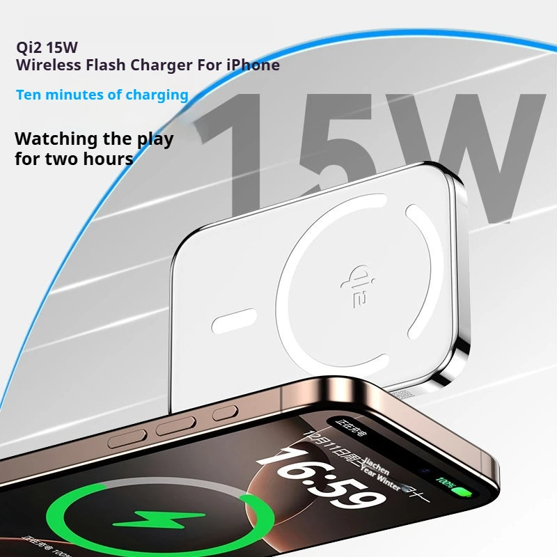 Eclipse Pro Qi2 – Ultra-Slim 10000mAh Magnetic Power Bank | 15W Wireless + 20W PD Fast Charge