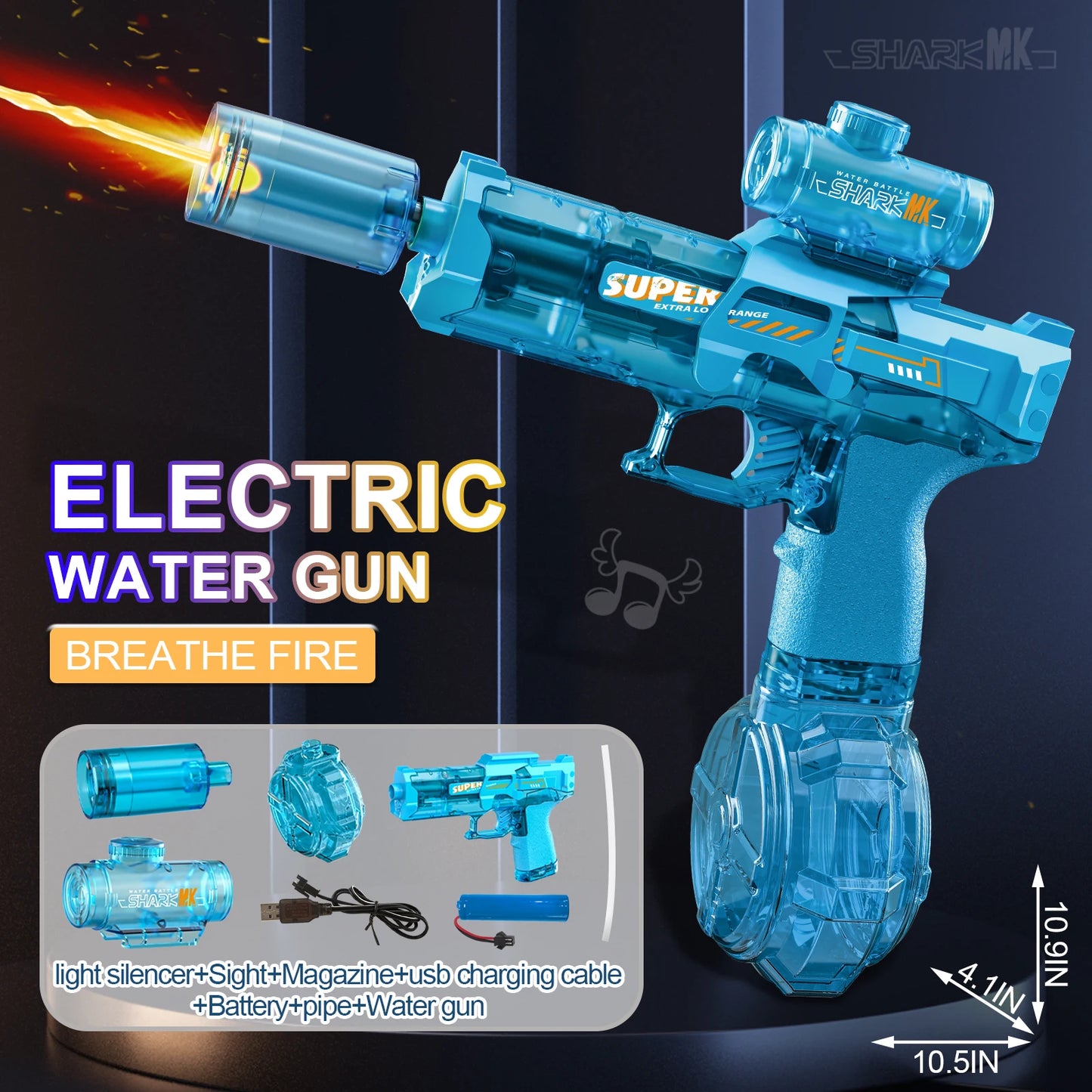 Electric Flame Spray Water Gun