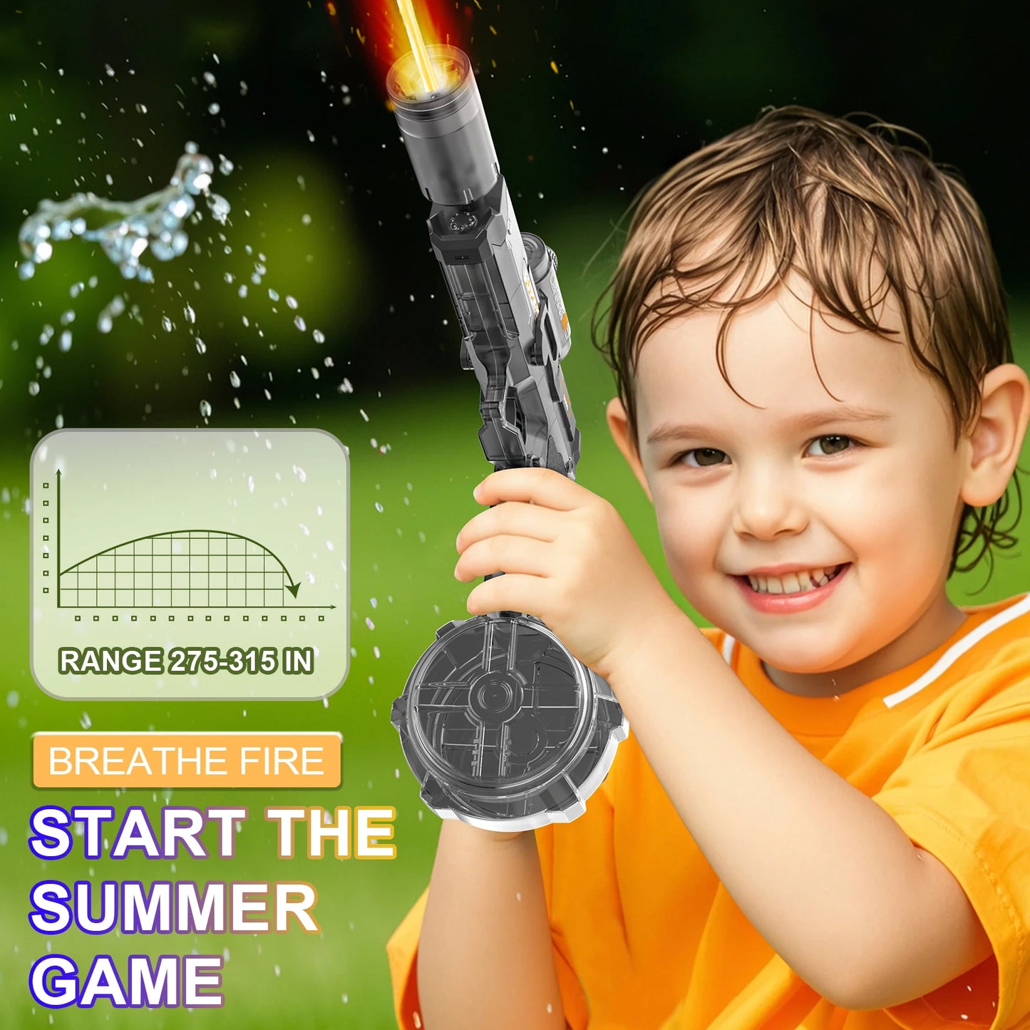 Electric Flame Spray Water Gun