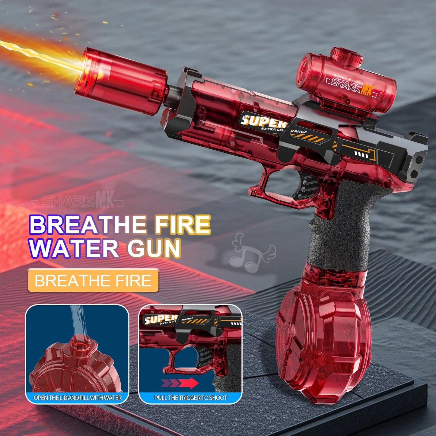 Electric Flame Spray Water Gun