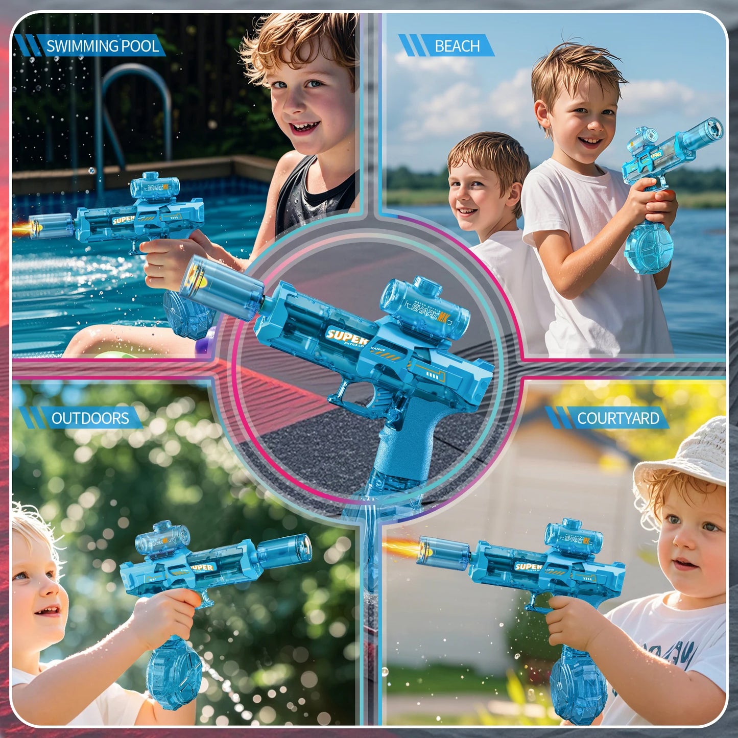 Electric Flame Spray Water Gun